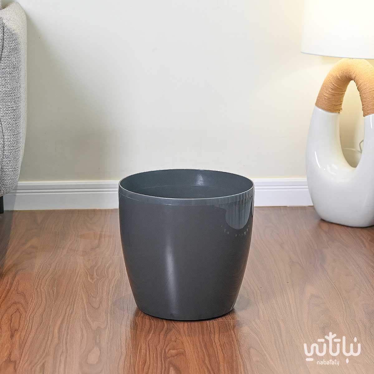 Self watering pot 35 cm gray 1