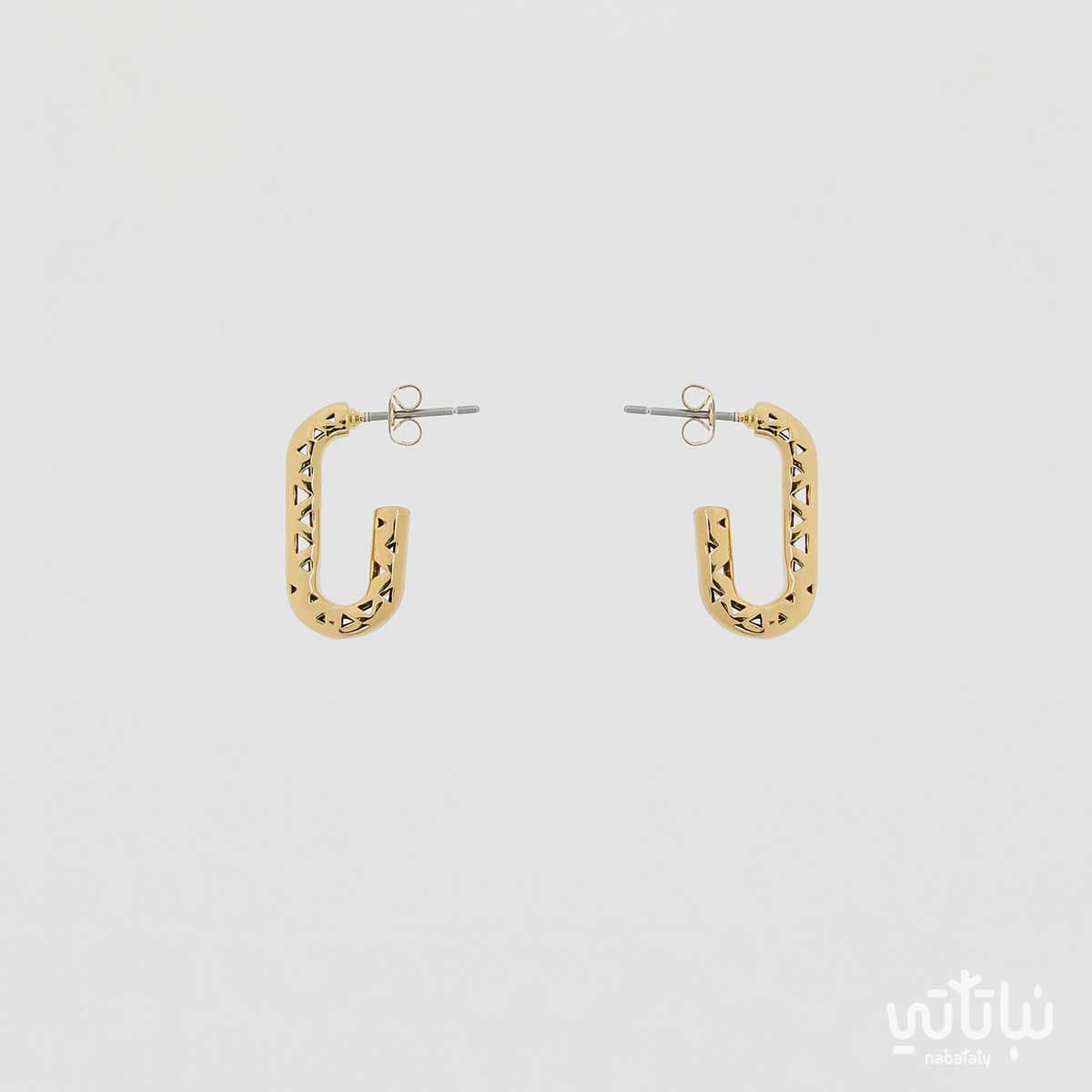 Gold Salmani style earrings