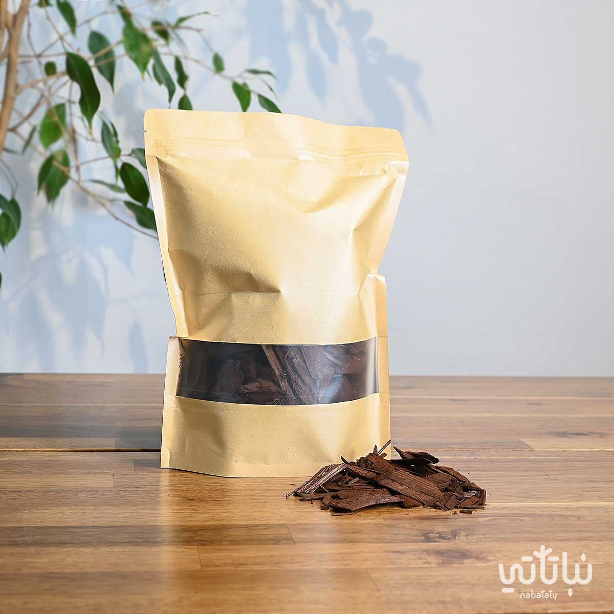 لحاء خشب بني غامق 1 لتر